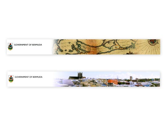 Bermuda Government Website Banners