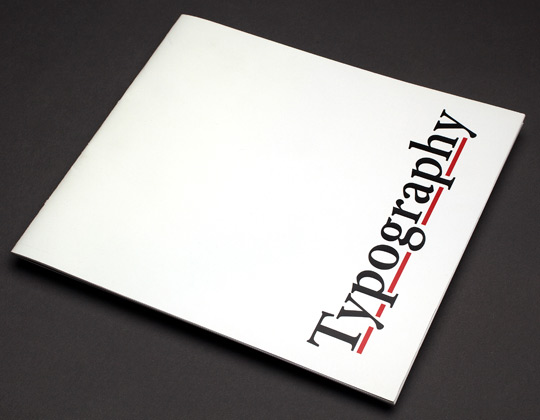 Typography Book Cover